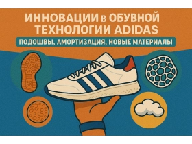 Инновации в обувной технологии Adidas: подошвы, амортизация, новые материалы